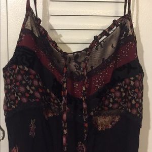 Girls Silk Strapless Dress - Size 10